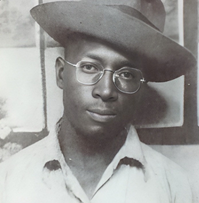Black-and-white archival portrait