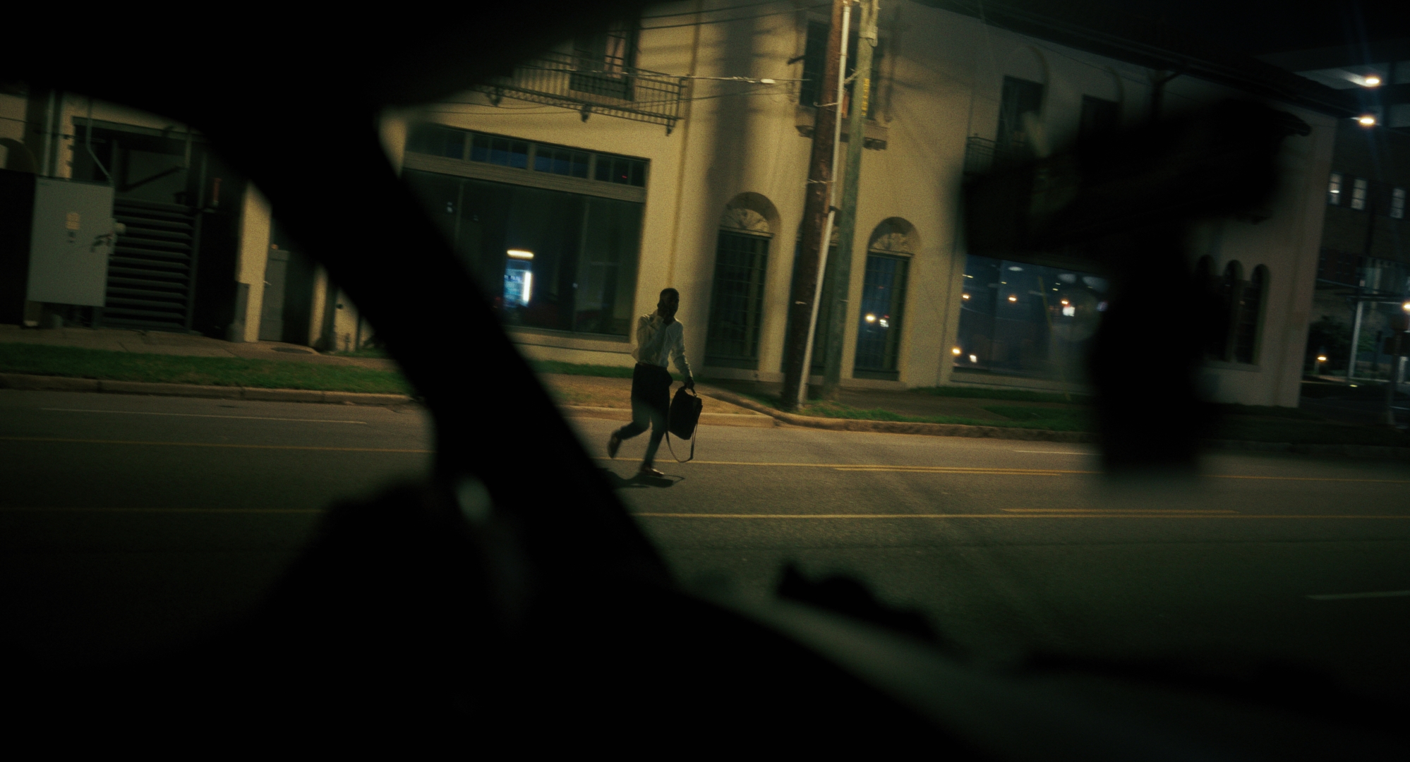 Night exterior film still from Joseph